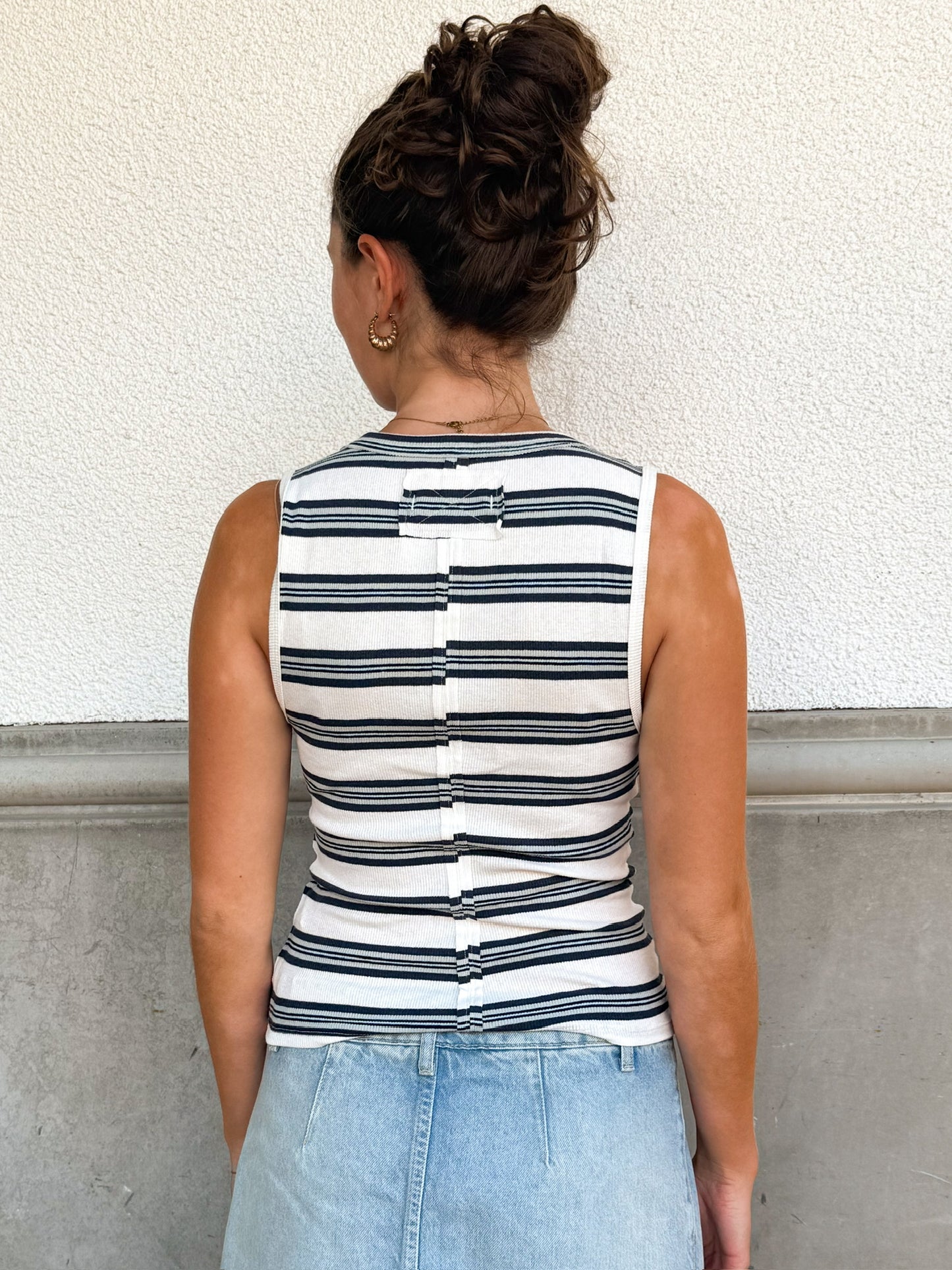 Free People Stripe Jamie Tank
