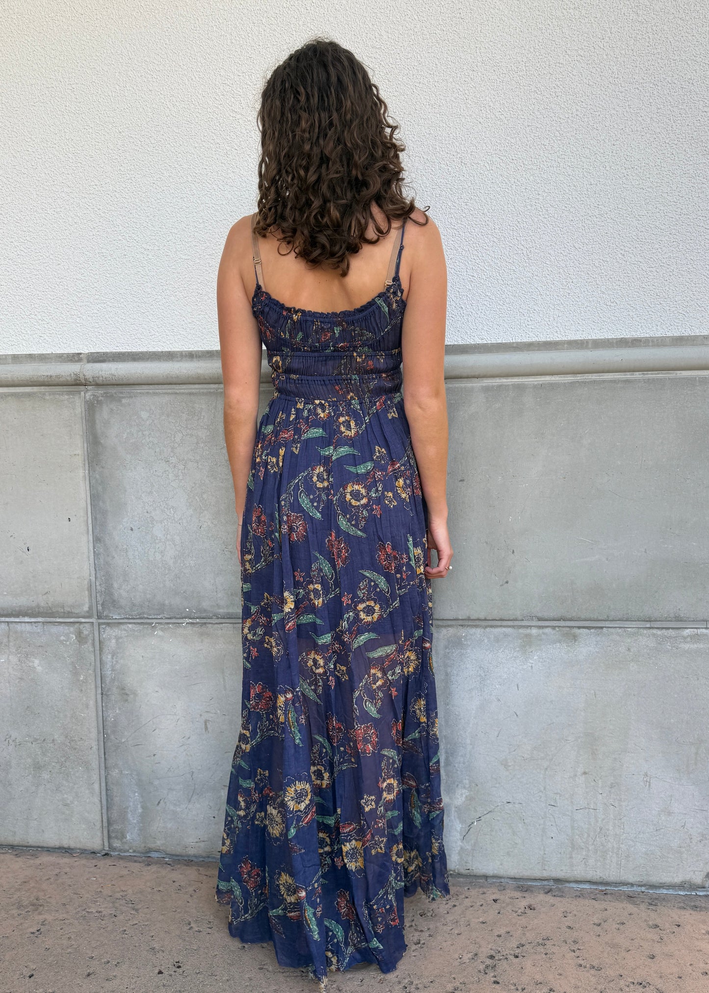 Free People Ciella Print Maxi-New England