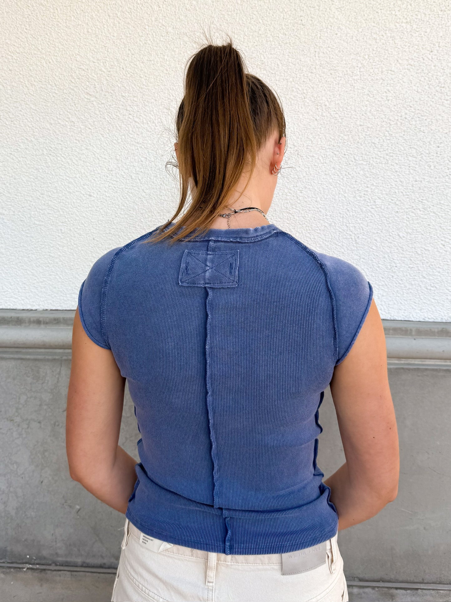 Free People Ever Had Tee-Indigo