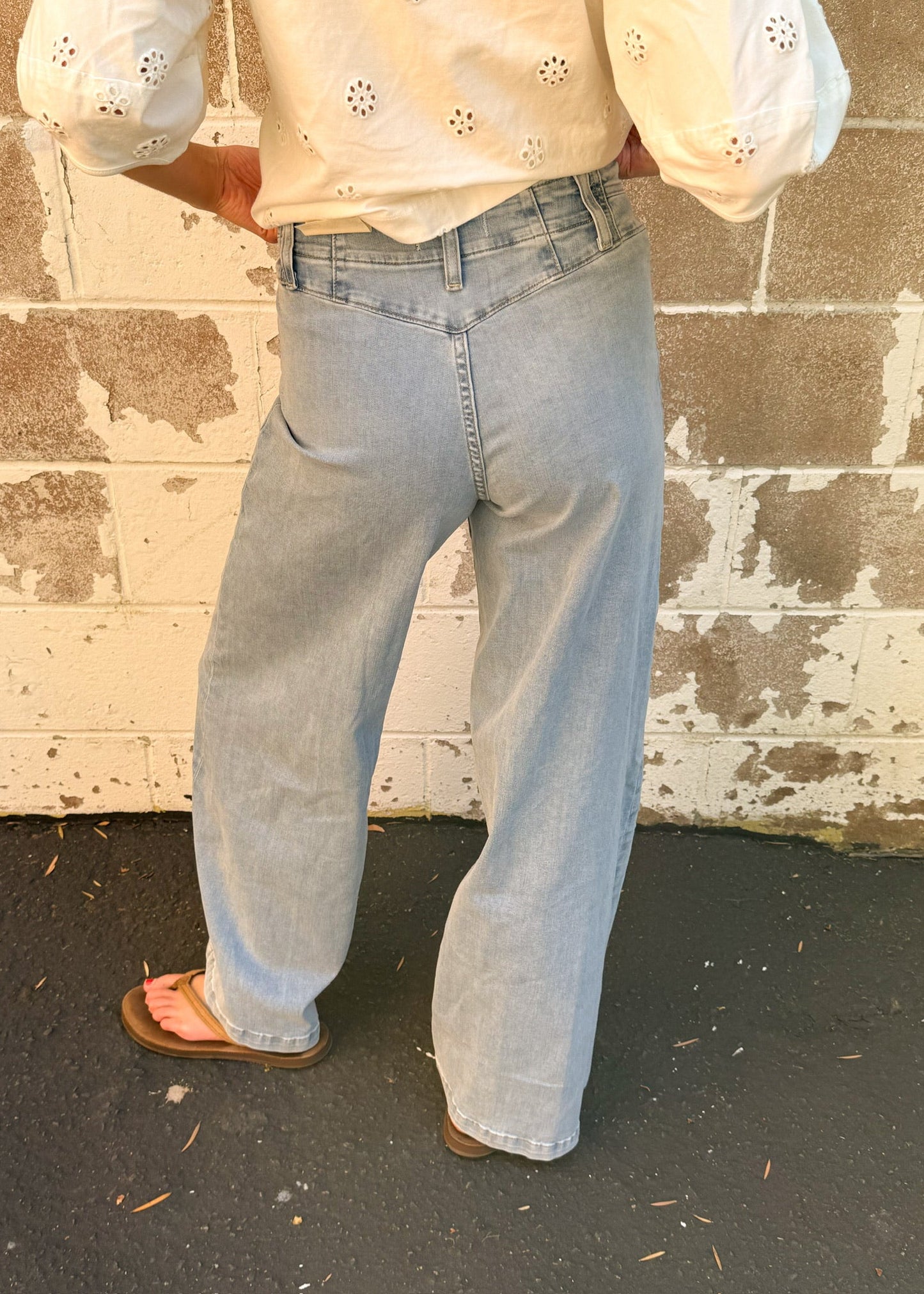 Free People Libre Wide Leg Jean - OB2017752 - Palermo