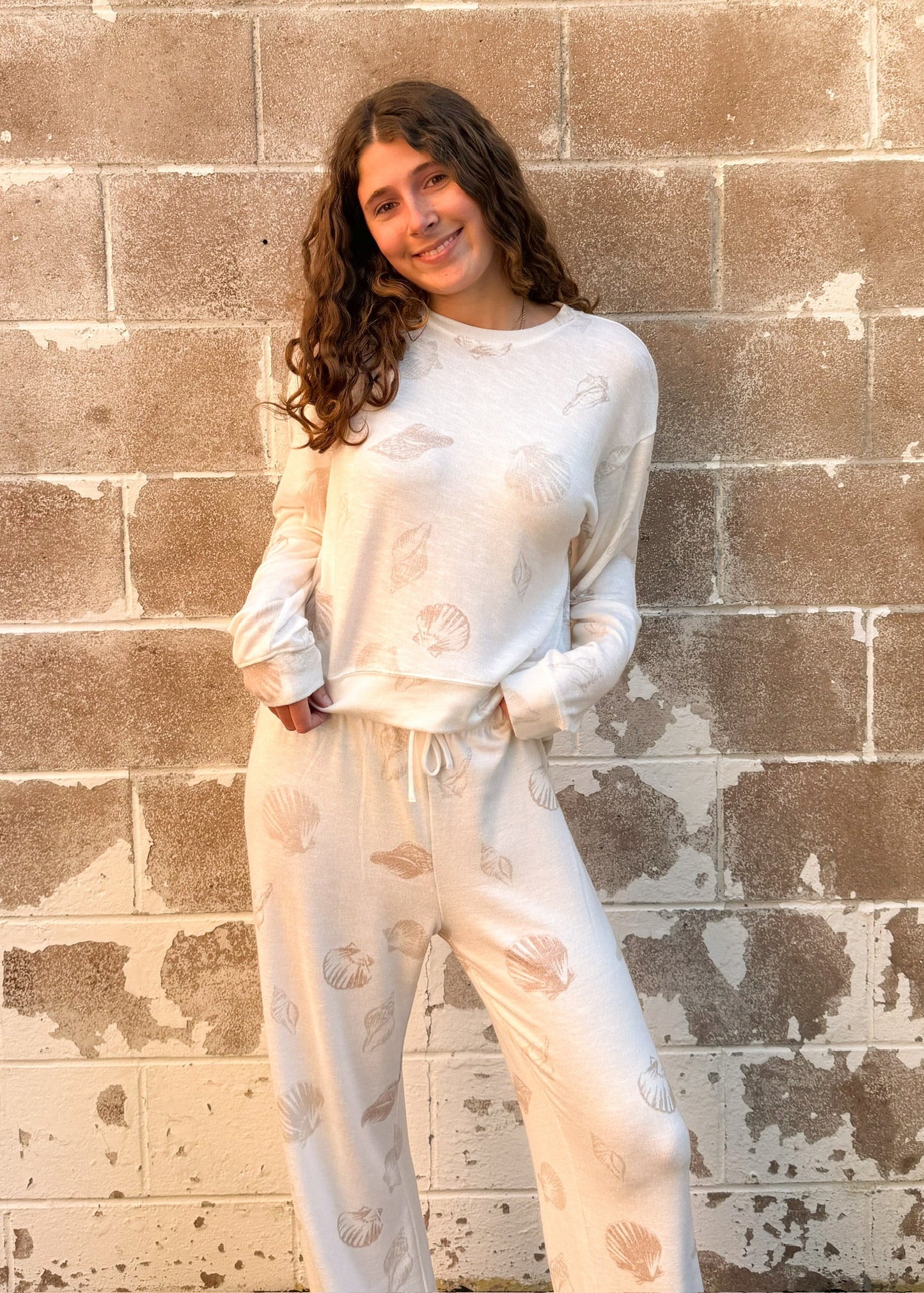 Z Supply Bisous Shell LS Top - ZLT261271 - Vanilla Ice