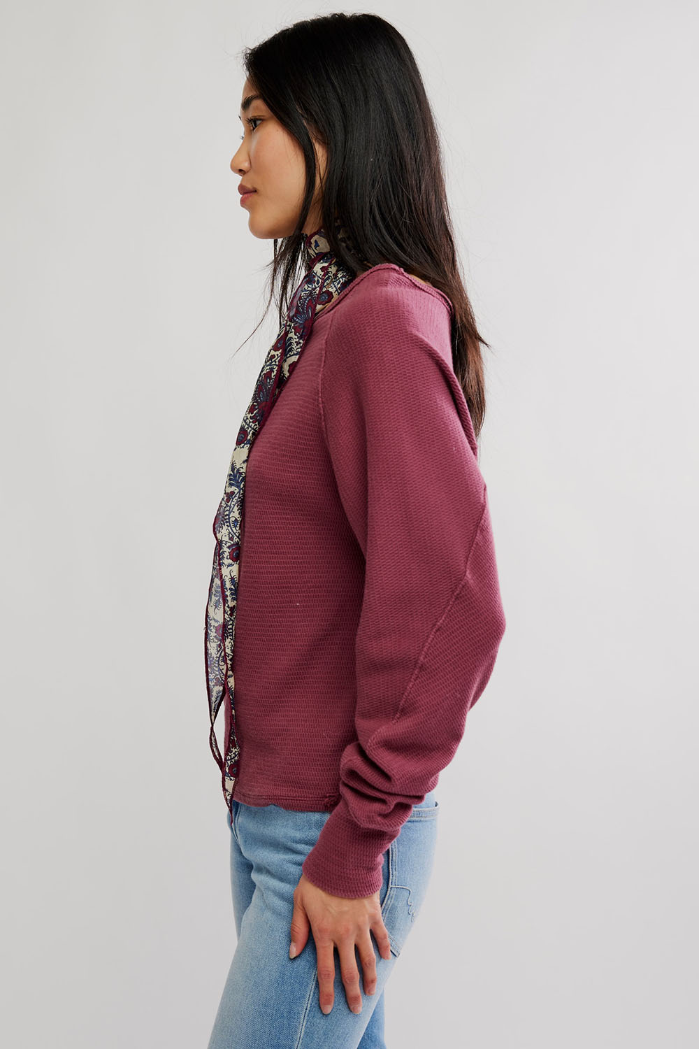 Free People Jess Long Sleeve - Dionysus, side view