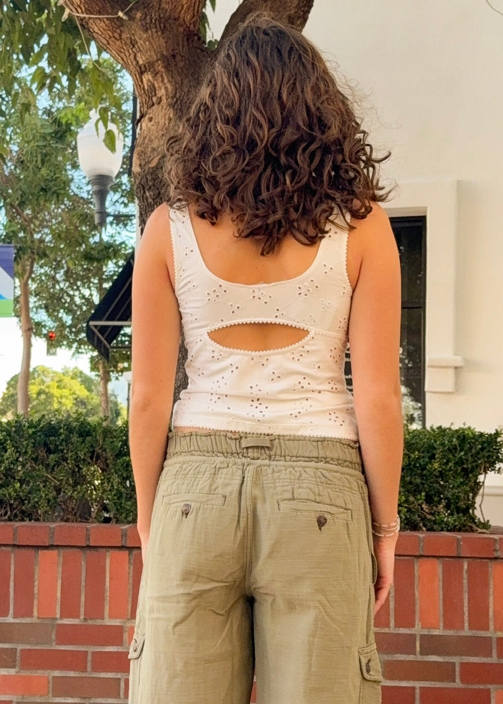 Free People Full Bloom Eyelet Cami - FP128871CY