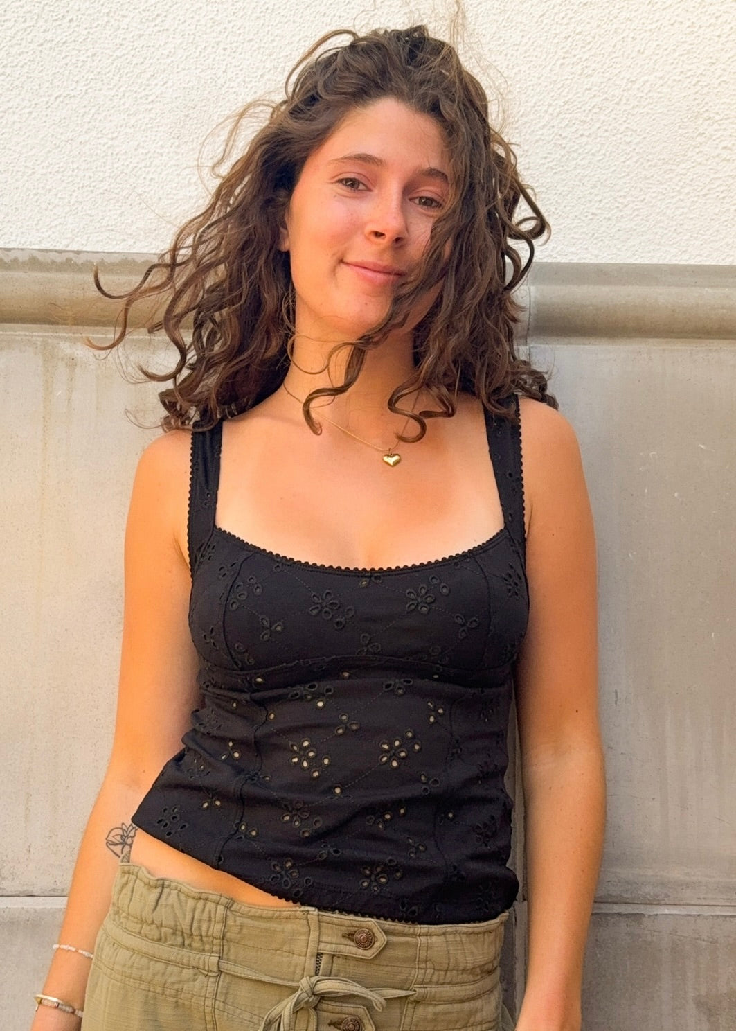 Free People Full Bloom Eyelet Cami - FP128871CY