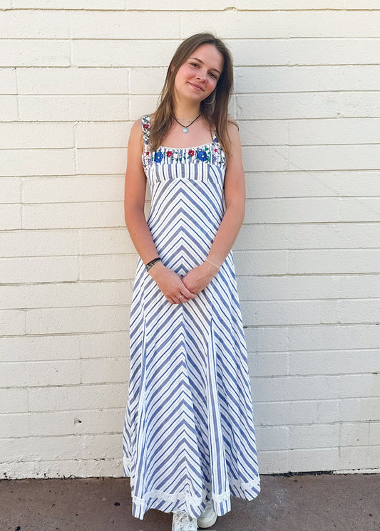 Free People Havenwood Maxi White
