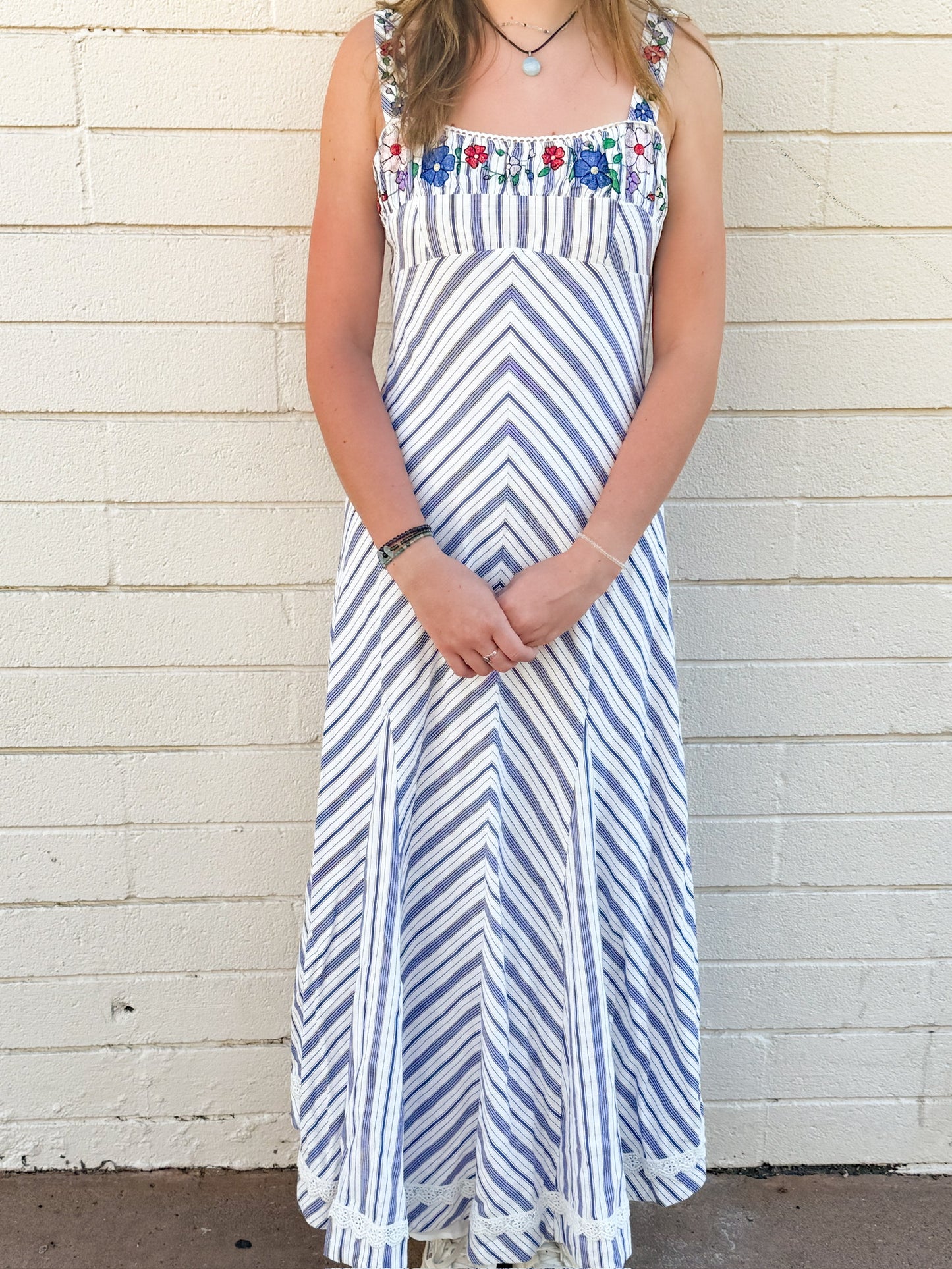 Free People Havenwood Maxi White