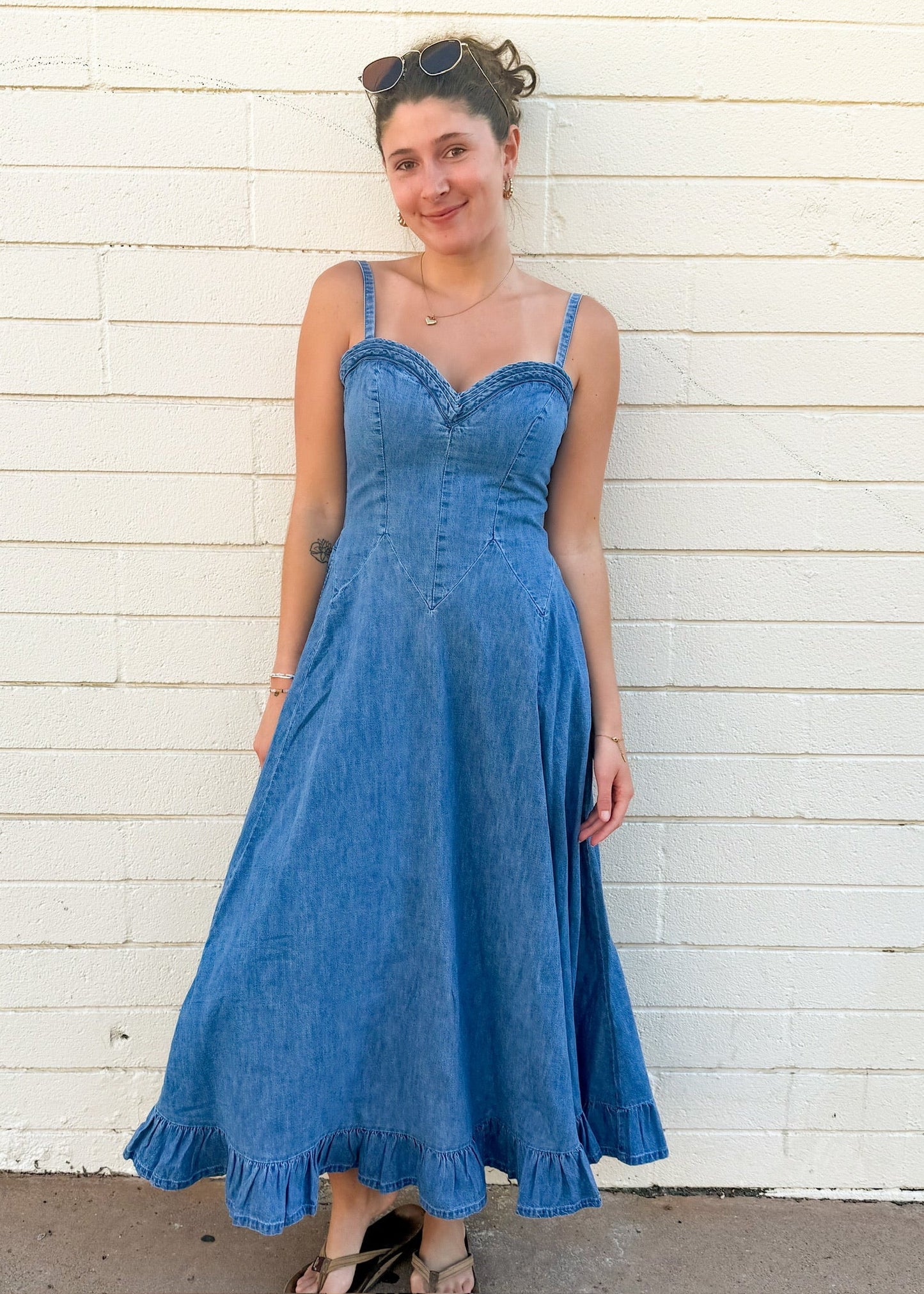 Free People Another Season Midi Blue