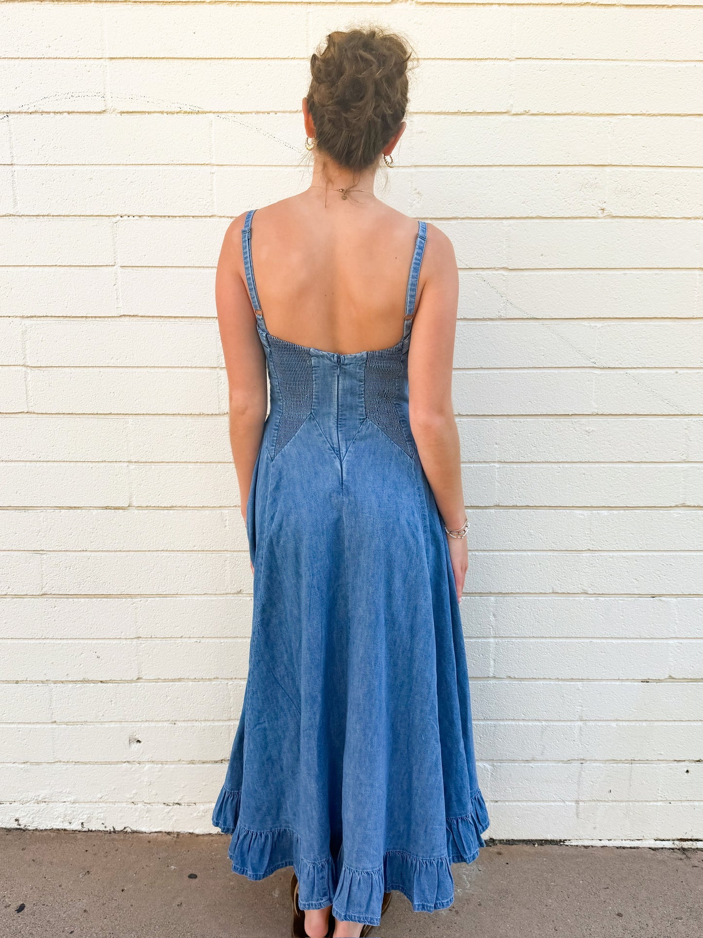 Free People Another Season Midi Blue