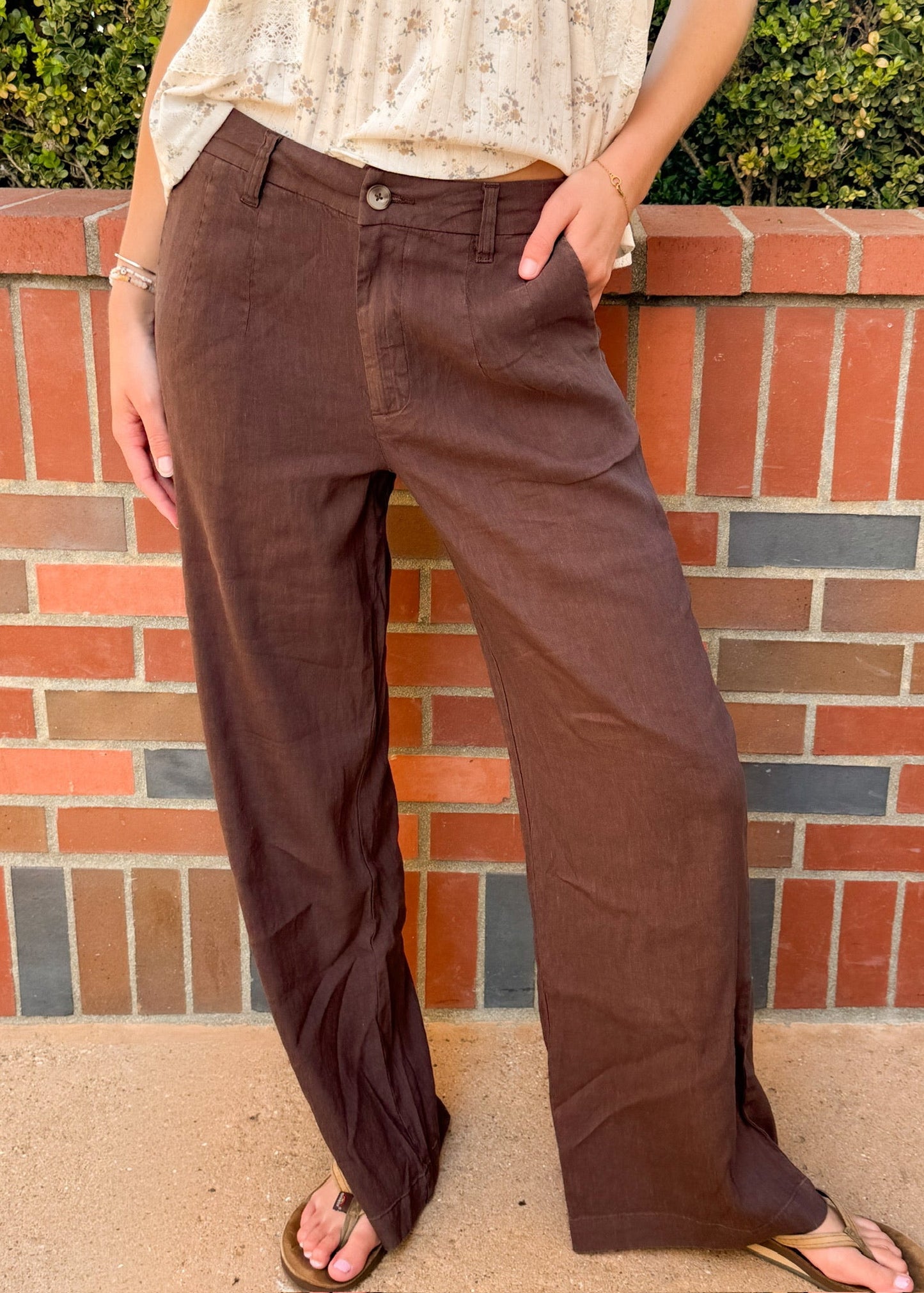 Kut Meg Linen Wide Leg