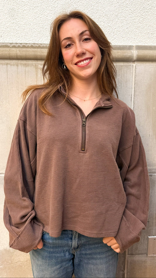 Free People Celeste 1/4 Zip