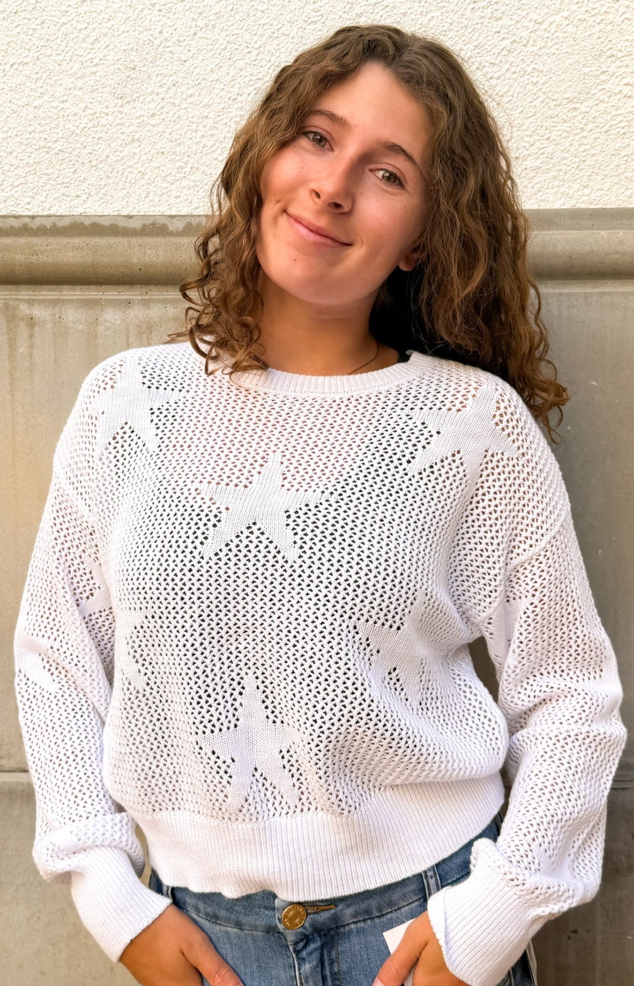 Z Supply Star of the Show Sweater - White