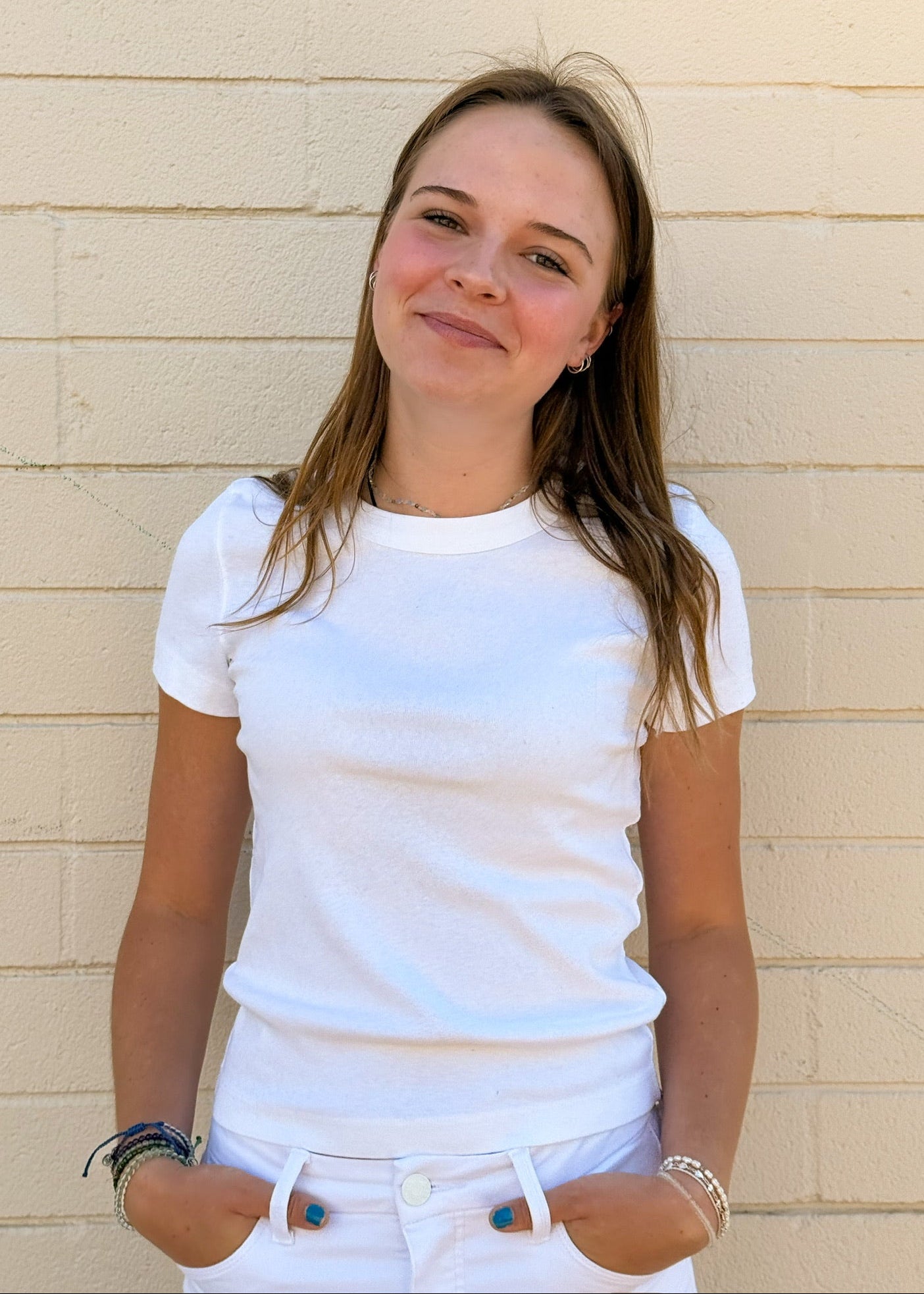 Free People WTF Atlas Tee Ivory