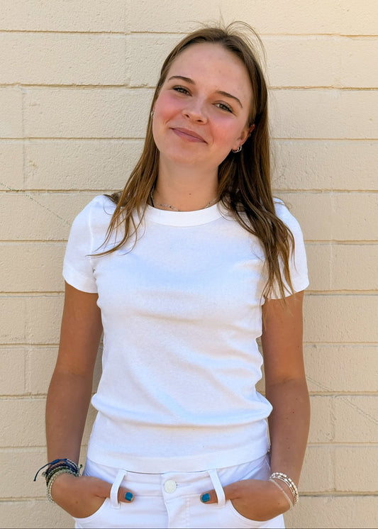 Free People WTF Atlas Tee Ivory