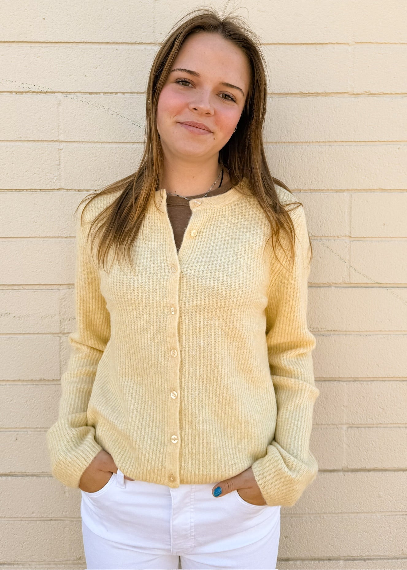 Z Supply Medina Cardigan-Custard