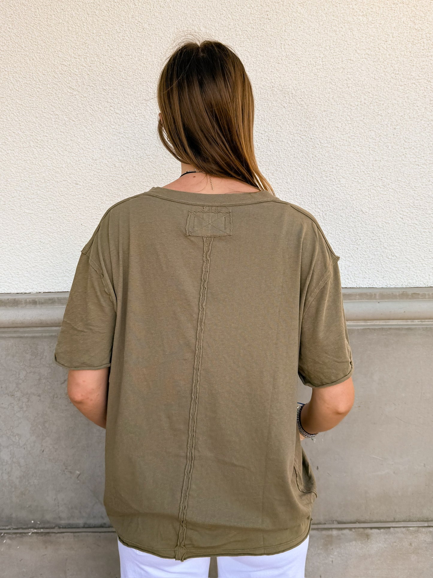 Free People Nina Tee - Olive