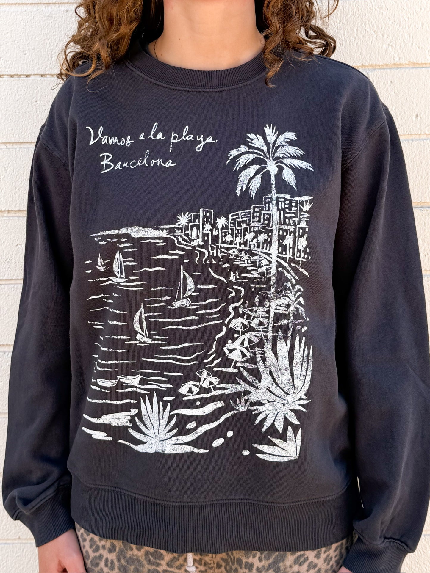 Z Supply La Playa Boyfriend Sweatshirt
