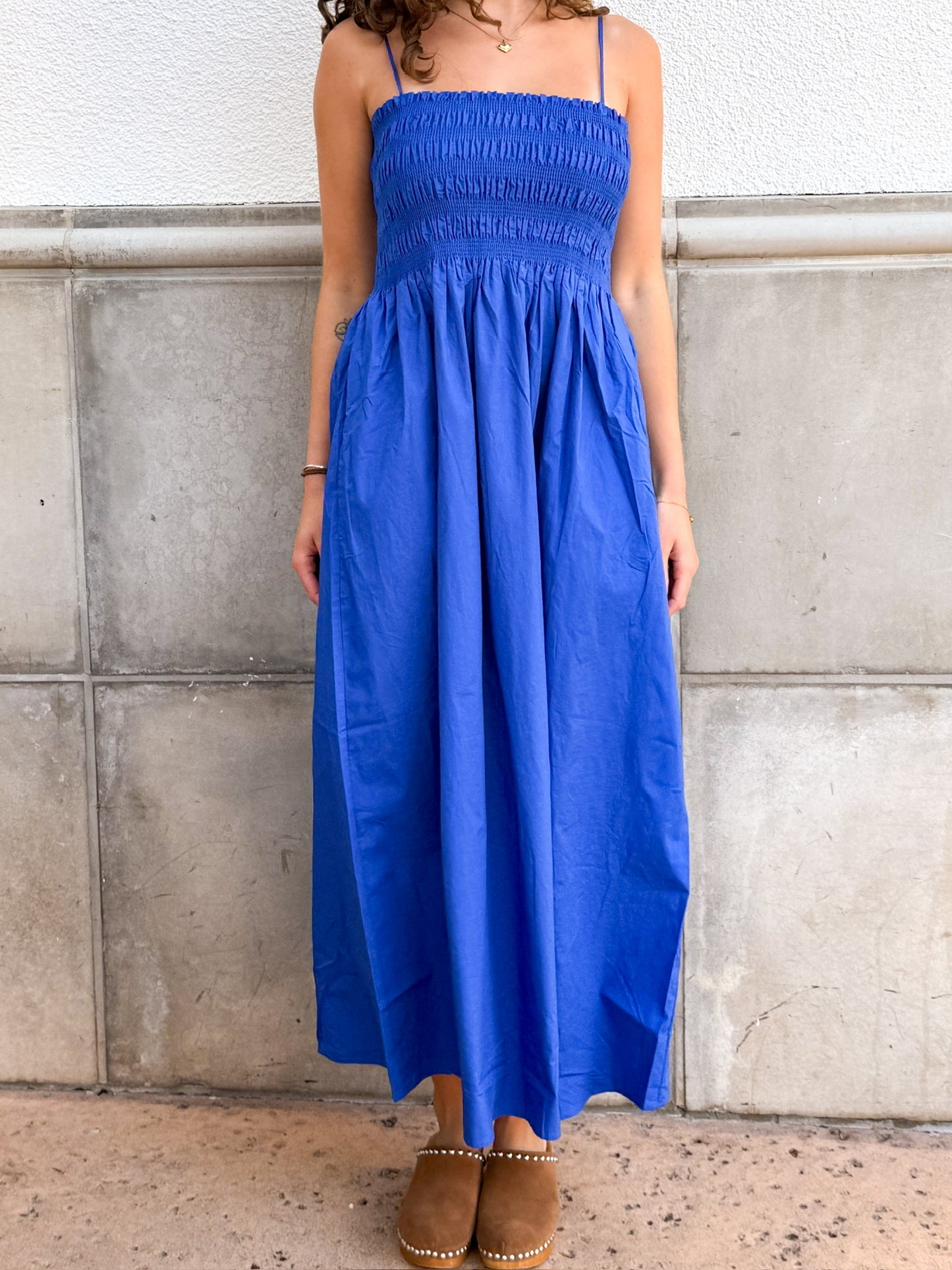 Z Supply Cornelia Midi Dress-Nautical
