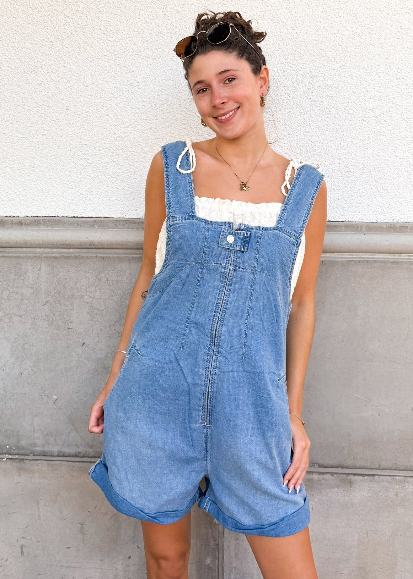 Free People Jude Shortall-Light Indigo