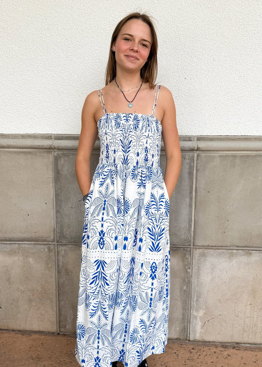 Z Supply Nadine Palm Maxi Dress