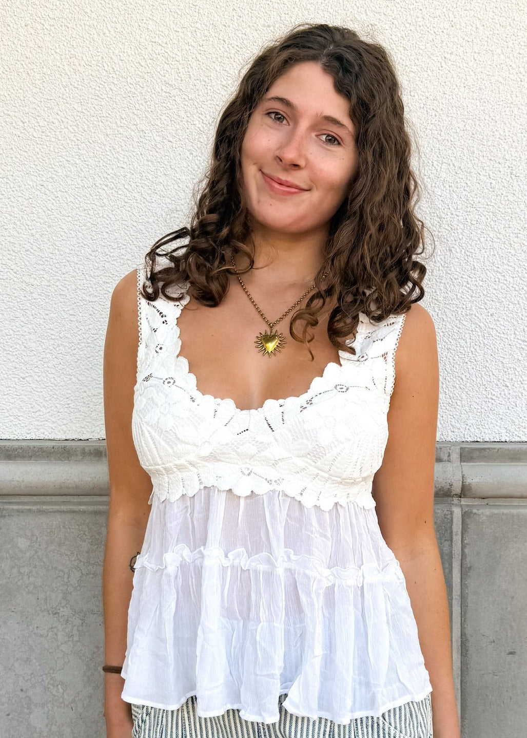 Free People Petal Party Tank-Tofu
