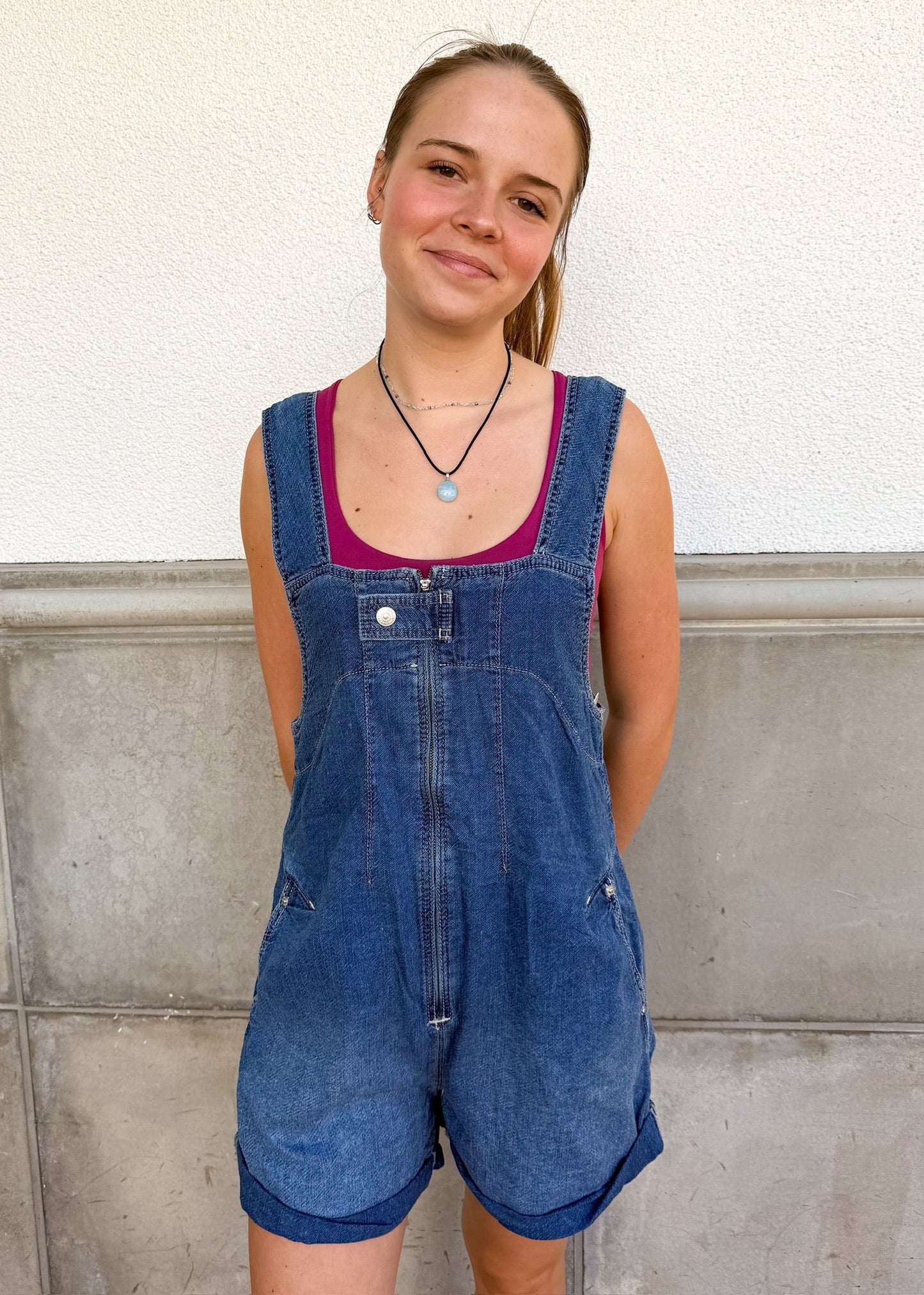 Free People Jude Shortall-Mid Indigo