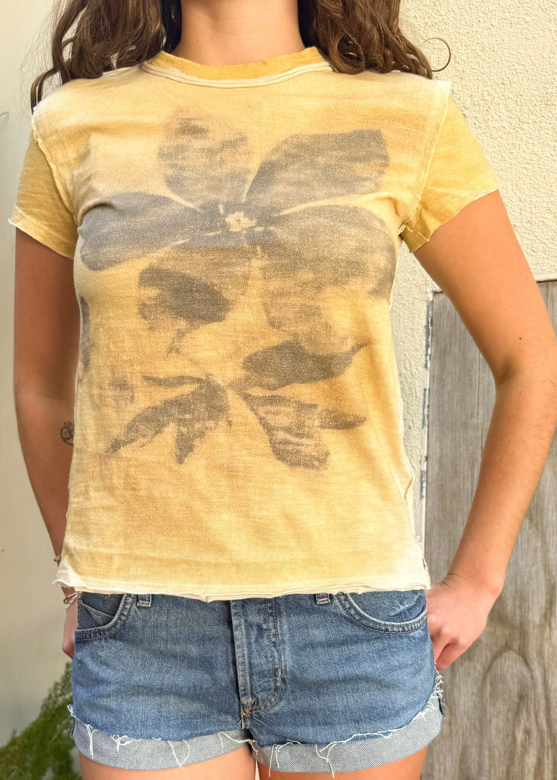 Free People Wallflower Tee - OB2441140 - Washed Tea