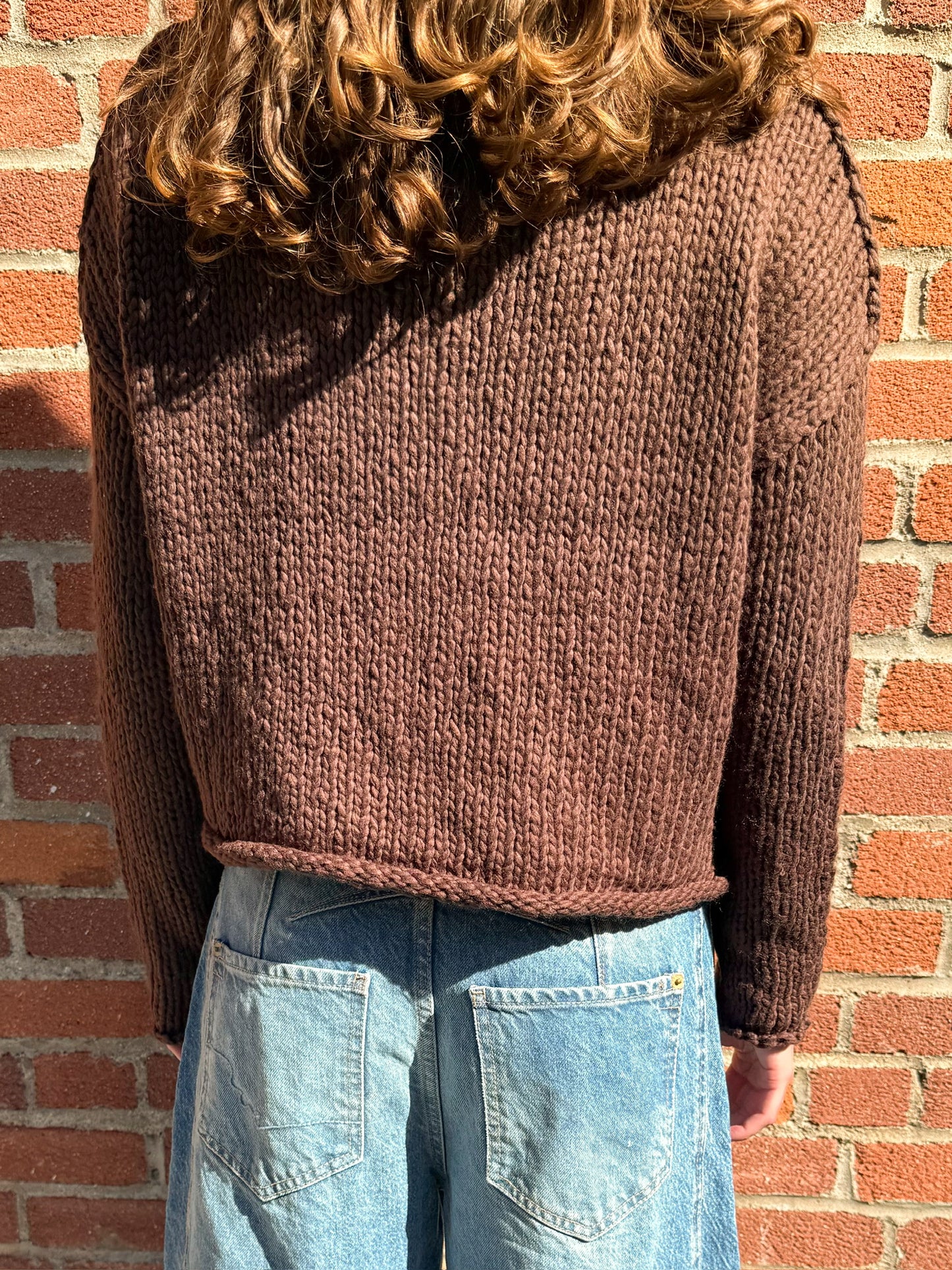 Free People Opal Sweater - Chicory Coffee