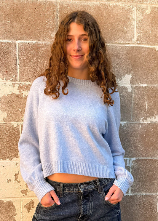 Z Supply Coming Up Sweater - ZW261972 - Blue Light