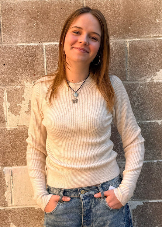 Free People Even After Pullover - Almond Milk