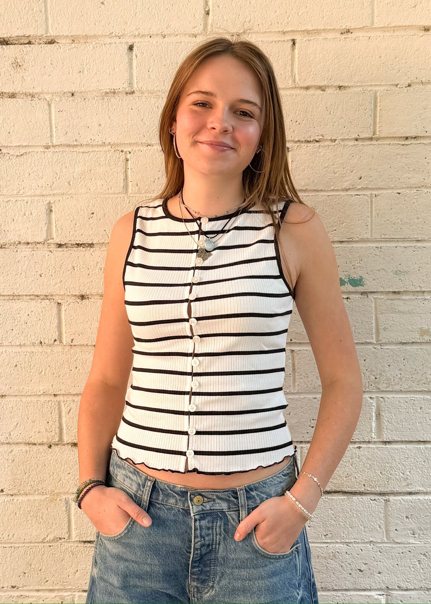 Free People Tilly Striped Tank - OB2511601
