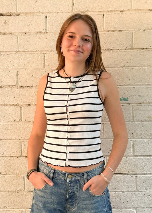 Free People Tilly Striped Tank - OB2511601