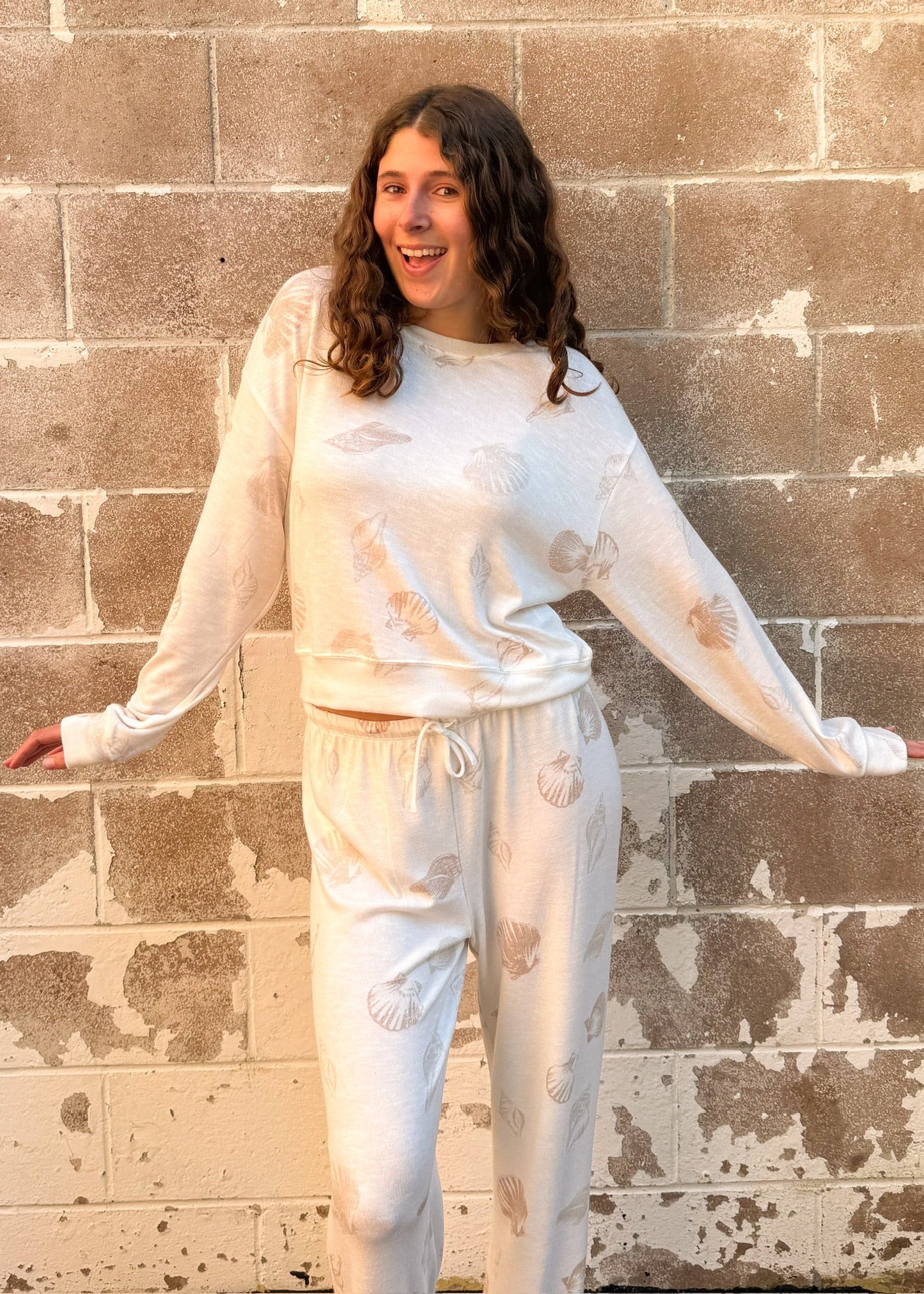 Z Supply Bisous Shell LS Top - ZLT261271 - Vanilla Ice