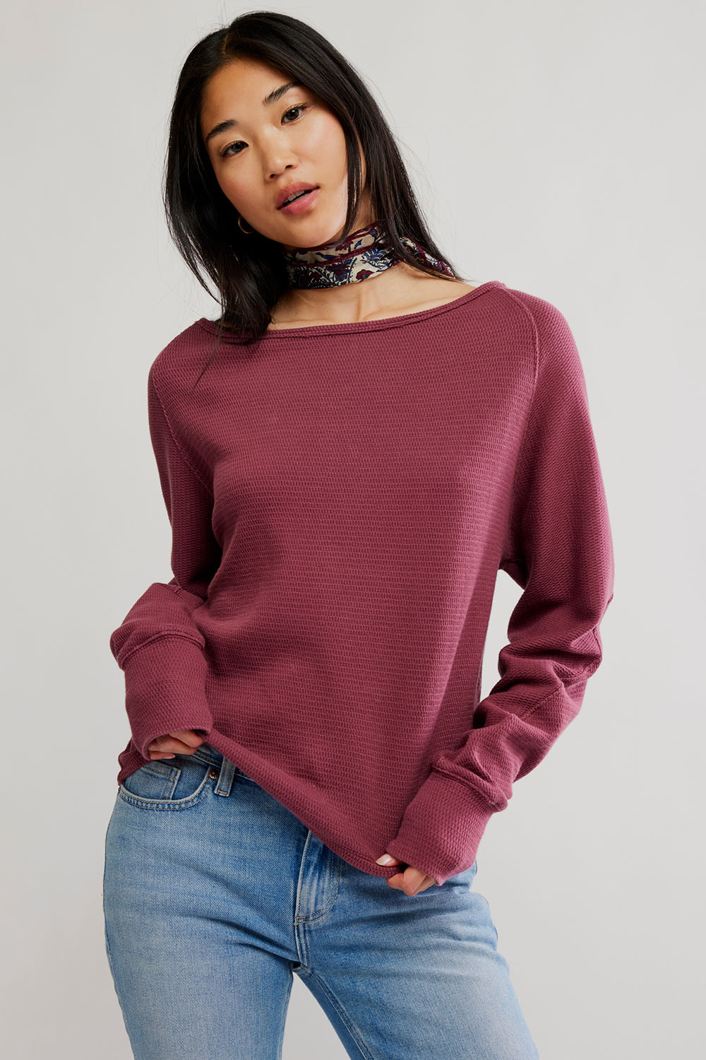 Free People Jess Long Sleeve - Dionysus, front view