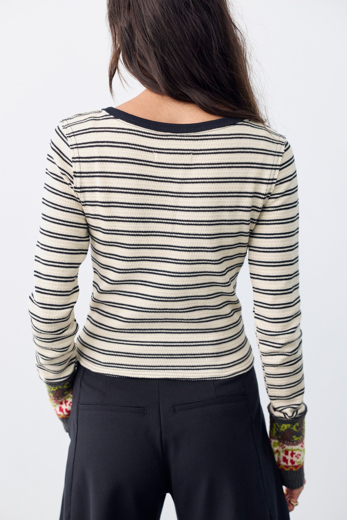 Free People Noa Cardi - Tea Combo, back view