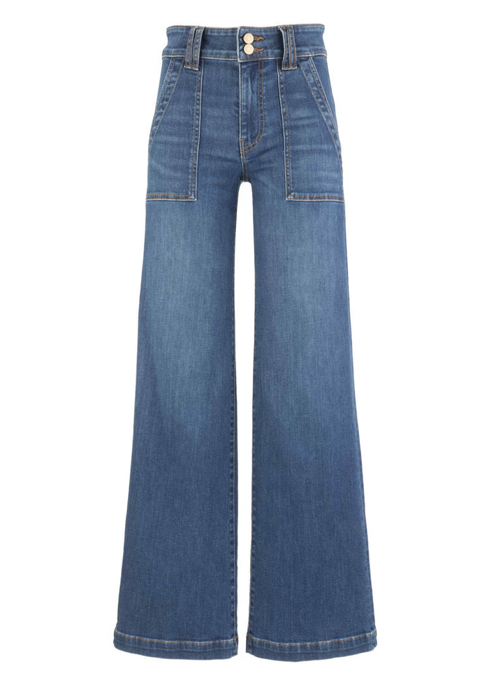 KUT from the Kloth Jodi High Rise Straight Leg Jeans in Affectionately, front view