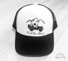 Load image into Gallery viewer, Find Your Road Trucker Hat Front