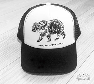 Mama Bear Trucker Hat Front
