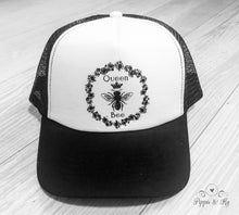 Load image into Gallery viewer, Queen Bee Trucker Hat Front
